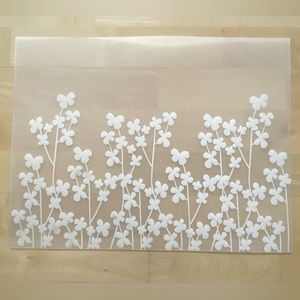 Placemats Solid Material Floral Design (4)